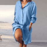 Lara – Vestido camisa de verano oversize