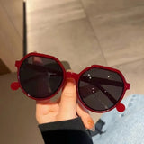 Women's Geometric Oversized Sunglasses