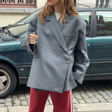 Valenza – Blazer con cuello extragrande para mujer