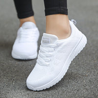 Elirah - Zapatillas casuales para caminar con cordones para mujer