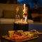 SleekFlame - Elegant bordpejs lavet af sort metal