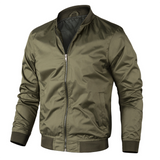 Roderic – Men’s Stand Collar Jacket with Ribbed Cuffs
