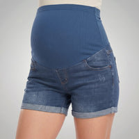 Denim Maternity Shorts