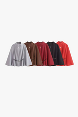 Ashley - Women Knit Poncho