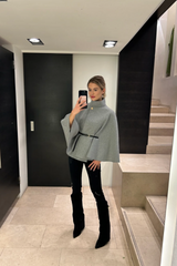 Ashley - Women Knit Poncho
