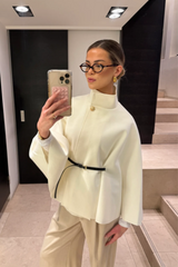 Ashley - Women Knit Poncho