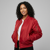 Chaqueta bomber clásica con detalles utilitarios