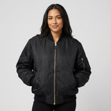 Chaqueta bomber clásica con detalles utilitarios