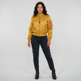 Chaqueta bomber clásica con detalles utilitarios