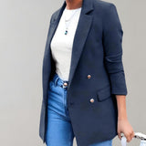 Marise – Women’s Longline Double Button Blazer