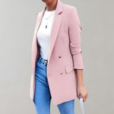 Marise – Women’s Longline Double Button Blazer