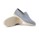 Men's Suede-Look Slip-On Loafers with Comfort Sole