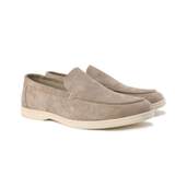Men's Suede-Look Slip-On Loafers with Comfort Sole