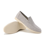 Men's Suede-Look Slip-On Loafers with Comfort Sole