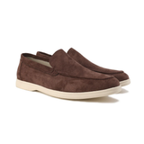 Men's Suede-Look Slip-On Loafers with Comfort Sole
