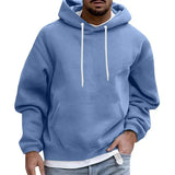Loose Fit Pocket Hoodie for Men