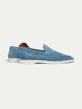 Men's Suede-Look Slip-On Loafers with Comfort Sole