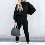 Ensemble de survêtement assorti avec poches latérales pour femmes