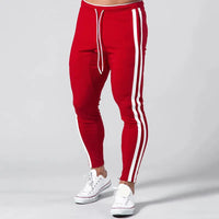 Herre Stribede Slim-Fit Joggingbukser