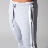 Joggeurs ajustés rayés pour hommes