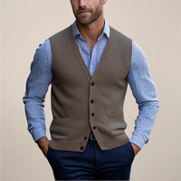 Marvinn - Mens Sleeveless Vest Sweater Lightweight Layer