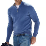 Thorellan – Wollmischpullover mit halbem Reißverschluss für Herren