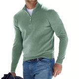Thorellan – Wollmischpullover mit halbem Reißverschluss für Herren