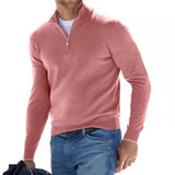Thorellan – Wollmischpullover mit halbem Reißverschluss für Herren