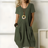 Airy Women's Midi Summer Dress with Pockets
