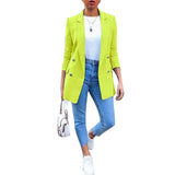 Marise – Women’s Longline Double Button Blazer