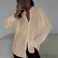 Elowenn - Blouse oversize scintillante pour femmes