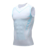 Débardeur minceur homme avec compression, soutien de la posture et tissu respirant - Idéal pour l'été