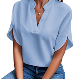 Vivien – Blouse légère drapée pour femme