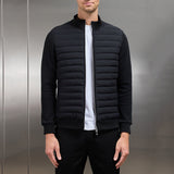 Veste d'hiver matelassée avec col montant pour homme