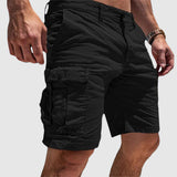 Shorts cargo d'été pour hommes, longueur genou