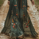 Calyran – Lightweight Boho Maxi Dress With Belt