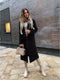 ANNA - Cappotto in lana con bottoni per l'inverno