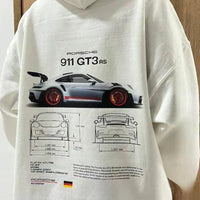 Men’s Hoodie – Racing Print Pullover