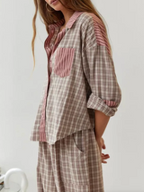 Women's Soft and Stretchy Two-Piece Cotton Pajama Set