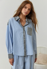 Women's Soft and Stretchy Two-Piece Cotton Pajama Set