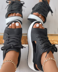 Sandales à lacets élégantes pour femmes, parfaites pour toutes les occasions