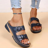 Women's Orthopedic Buckle Strap Sandals - Wide Fit, Arch Support, Casual Summer Walking Shoes