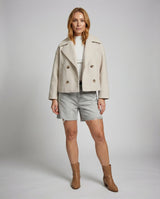 Valerienne – Veste courte croisée pour femme