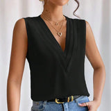 Minna - Bluza elegantă fără mâneci pentru femei