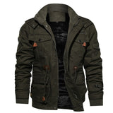 Veste d'hiver chaude structurée pour hommes