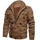 Veste d'hiver chaude structurée pour hommes