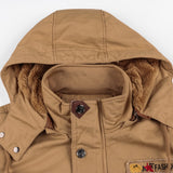 Veste d'hiver chaude structurée pour hommes