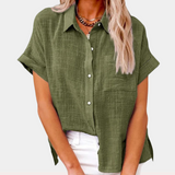 Mariah – Airy Cotton Linen Womens Blouse