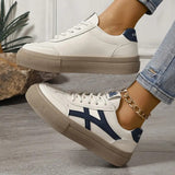 Sneakers retrò da donna con suola confortevole
