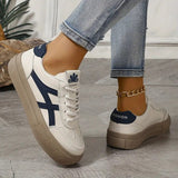 Sneakers retrò da donna con suola confortevole